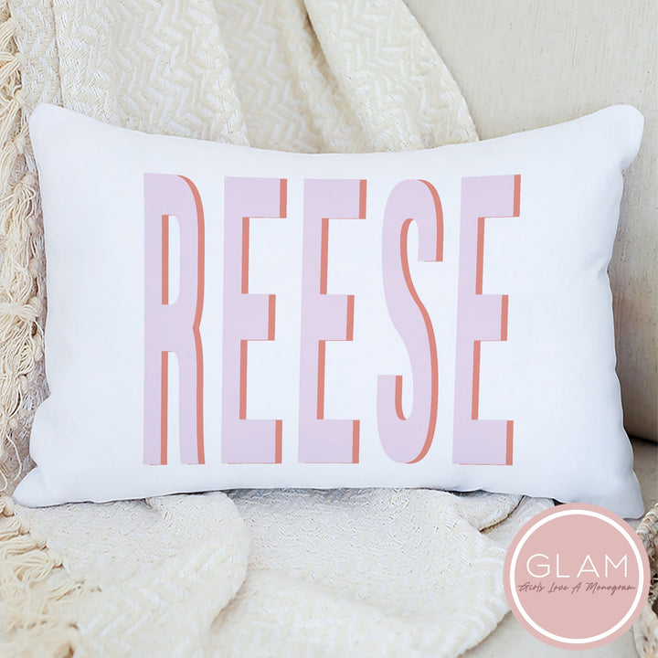 Shadow Block Personalized Snuggle Pillow