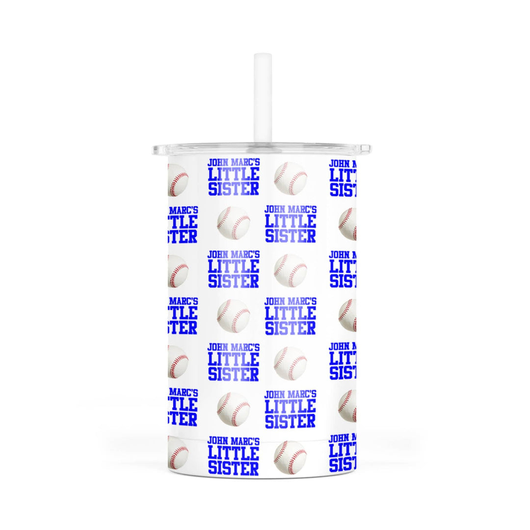 Bitty Bleacher Cups 12oz. with Sippy Lid and Slide Lid with Straw