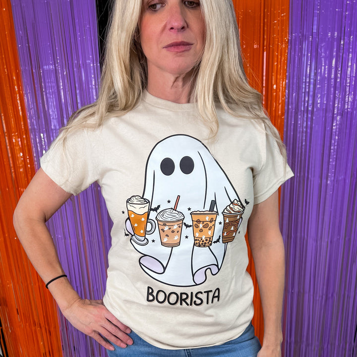 Boo-rista Halloween Shirt | Small-3X| Halloween| 3 Styles