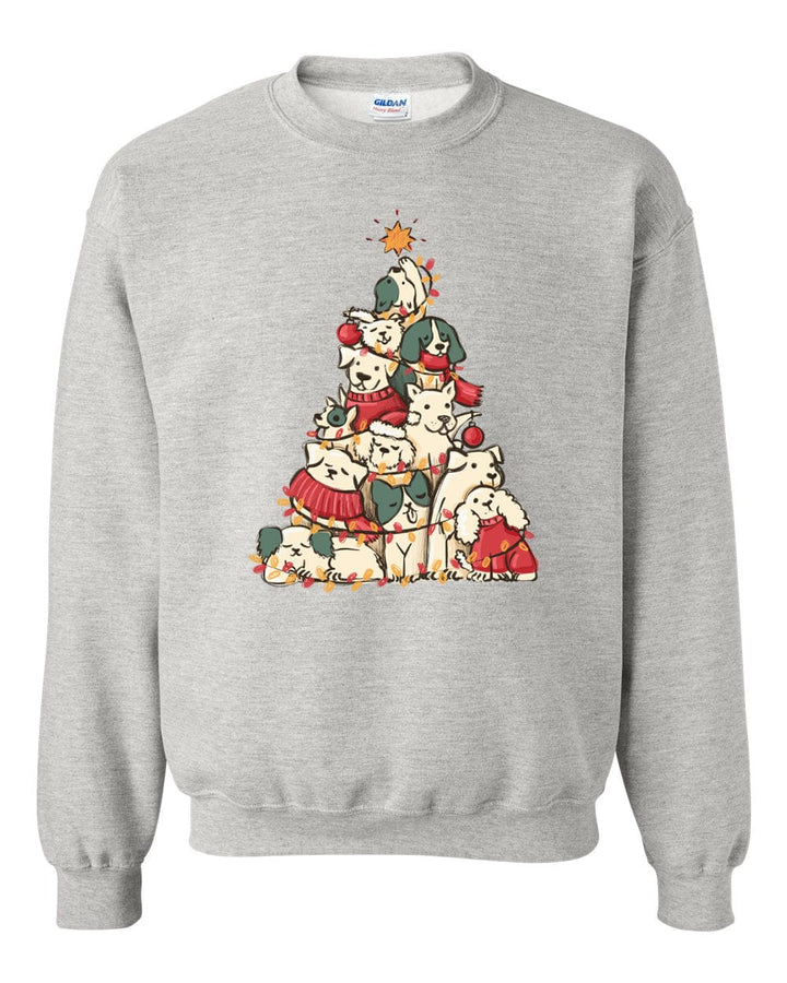 Doggie Days Christmas Tree Sweatshirt