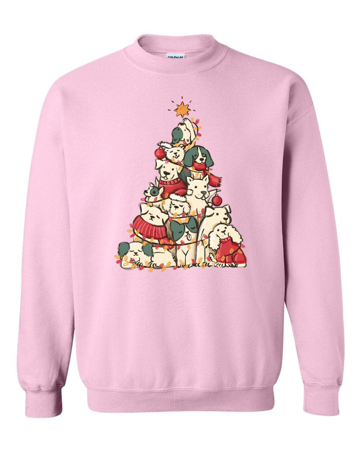 Doggie Days Christmas Tree Sweatshirt