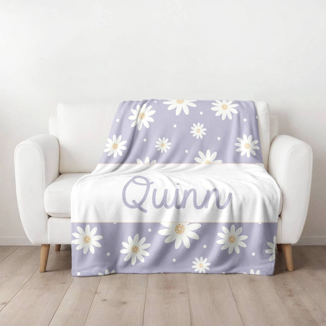 Loving Lavender Personalized Blanket