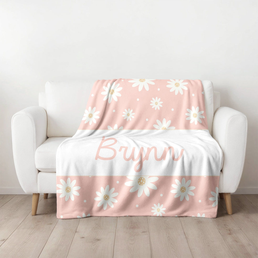 Pretty In Pink Personalized Blanket