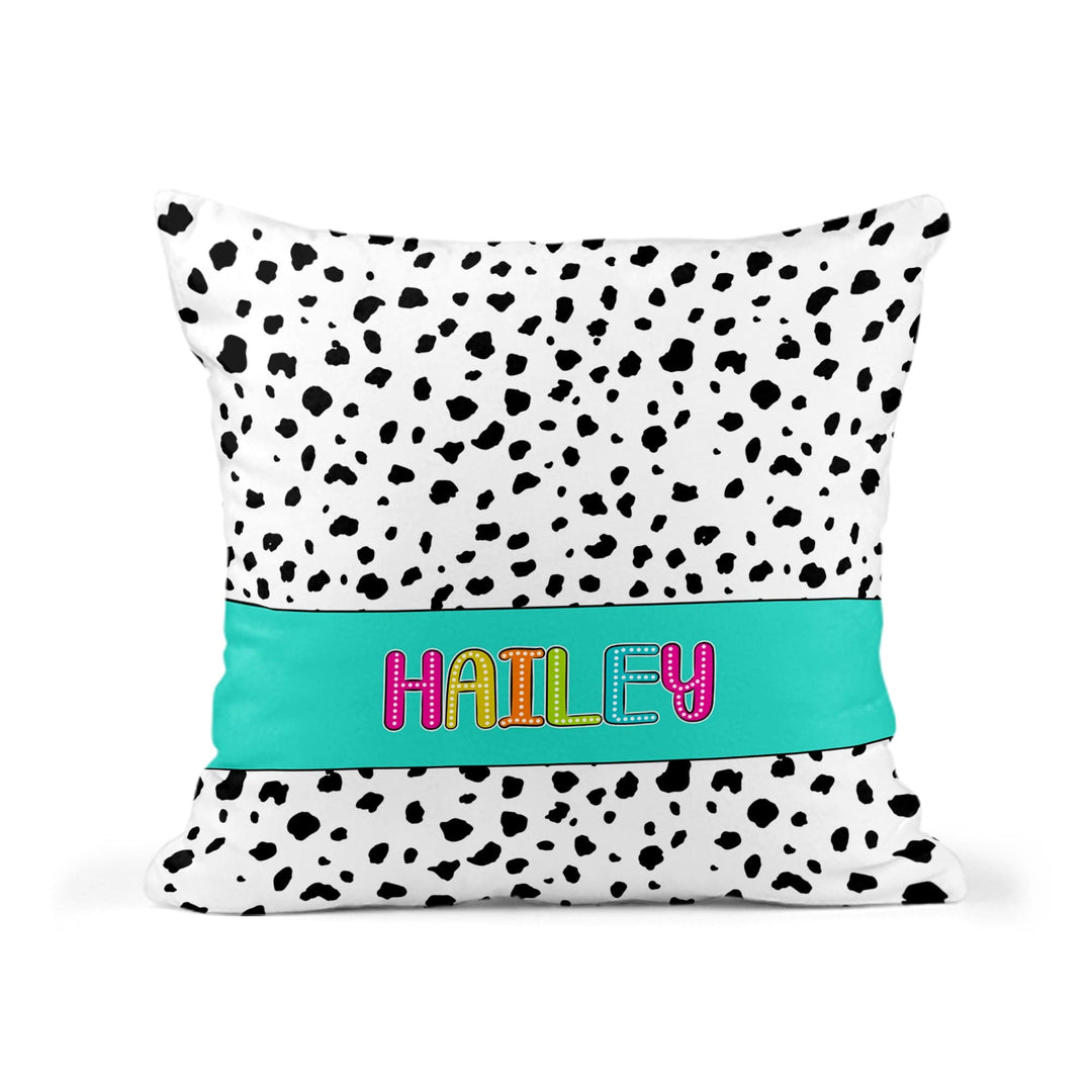 Dalmatian Dots Personalized Snuggle Pillow