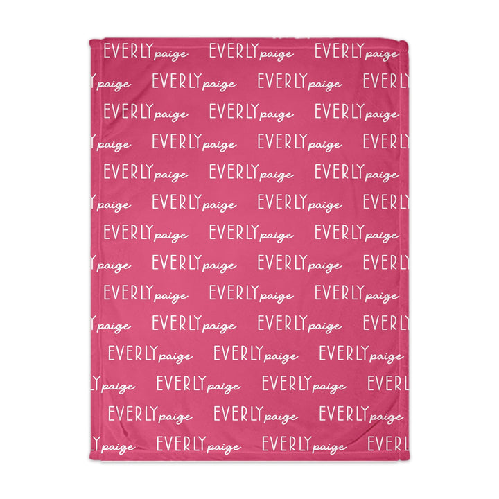 Font Duo Personalized Blanket