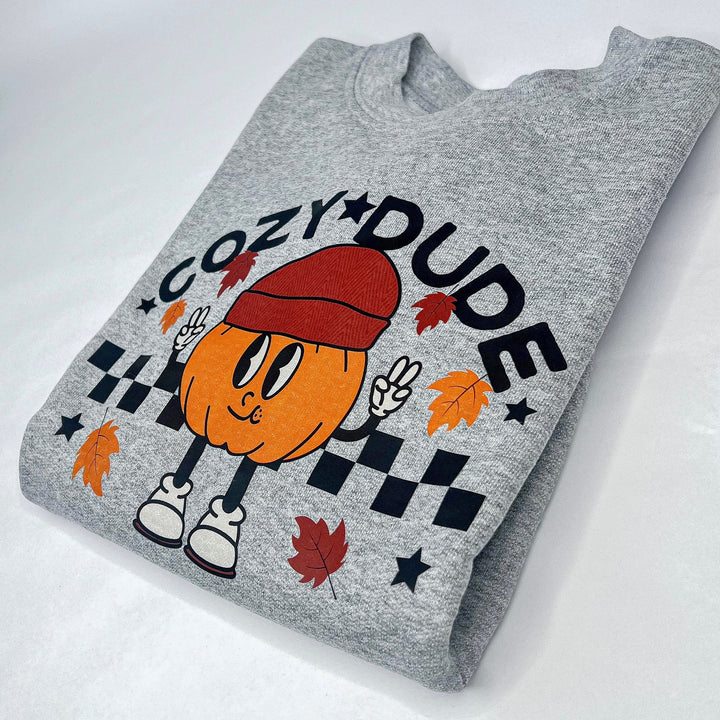 Kids Cozy Dude Fall/Thanksgiving  Shirt | 2 Styles| 2T-14/16