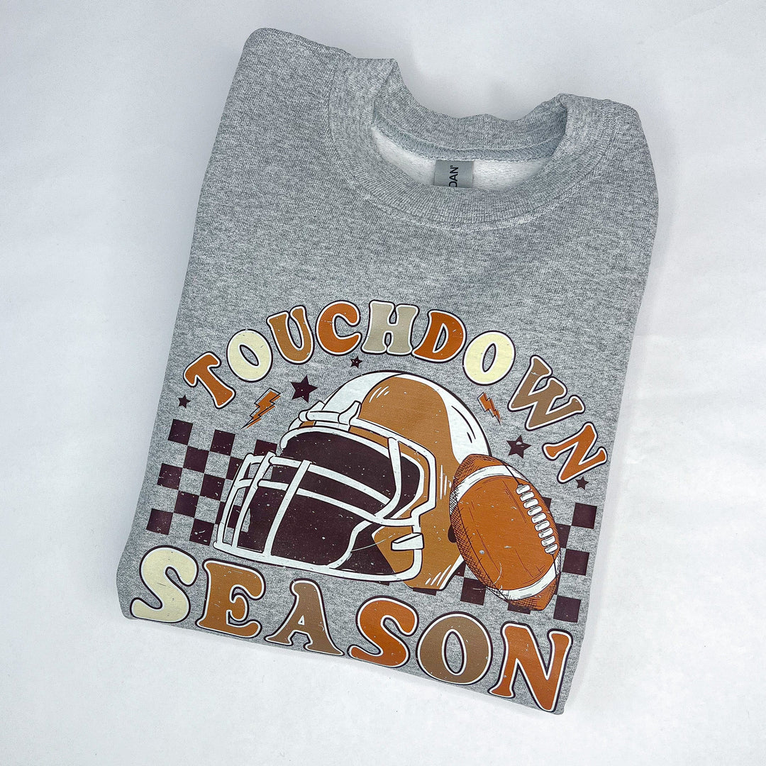 Kids Touchdown Season  Fall/Thanksgiving  Shirt | 2 Styles| 2T-14/16