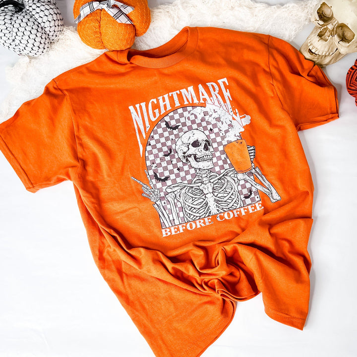 Nightmare Before Coffee Halloween Shirt | Small-3X| Halloween| 3 Styles