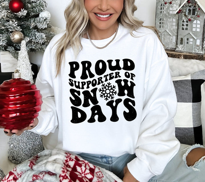 Snow Day Supporter Adult Christmas Shirt | SMALL-3X|Christmas | 2 Styles