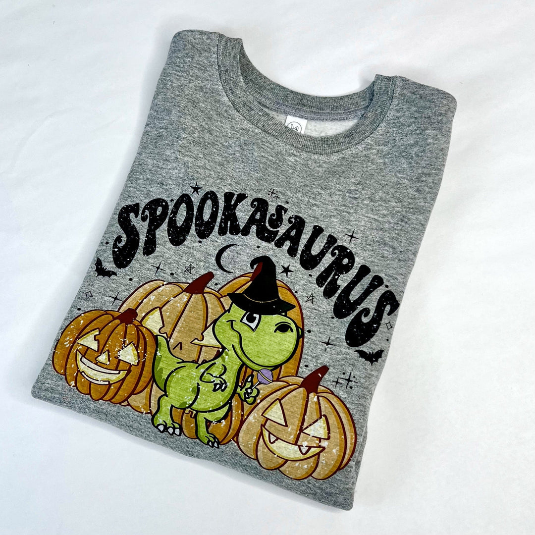 Kids Spookasaurous Halloween Shirt | 2 Styles| 2T-14/16