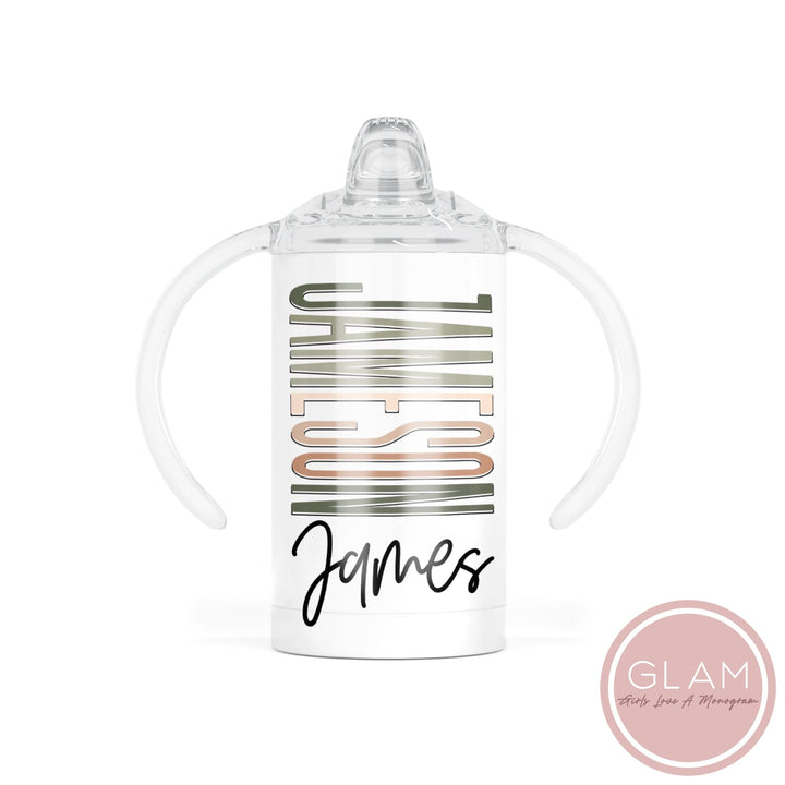 Outline Name Personalized Sippy Cup
