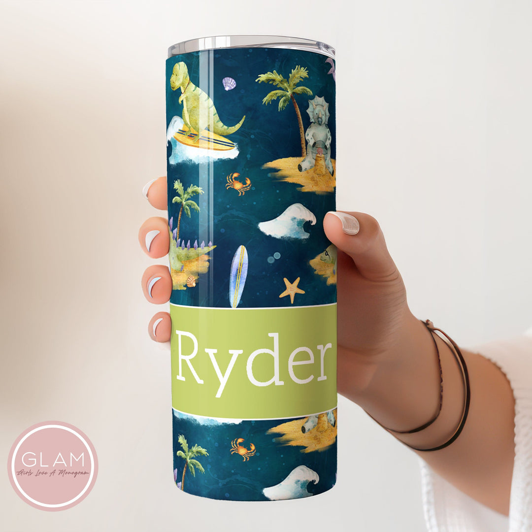 Dinosaurs Personalized 20oz Tumbler