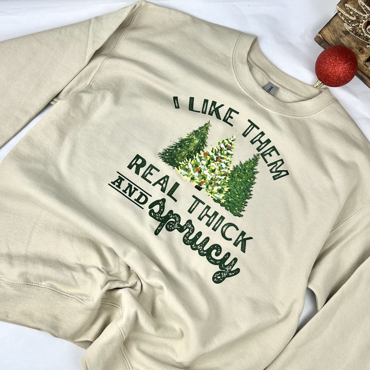 Thick and Sprucy Adult Christmas Shirt | SMALL-3X|Christmas | 2 Styles