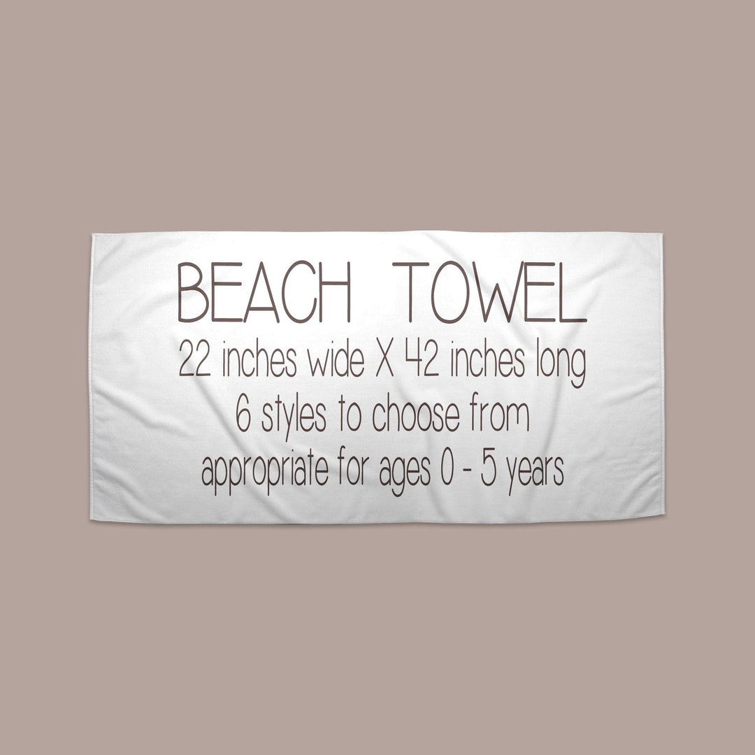 Personalized Leopard Print Towel For Kids and Adults| 3 Styles To Choose From