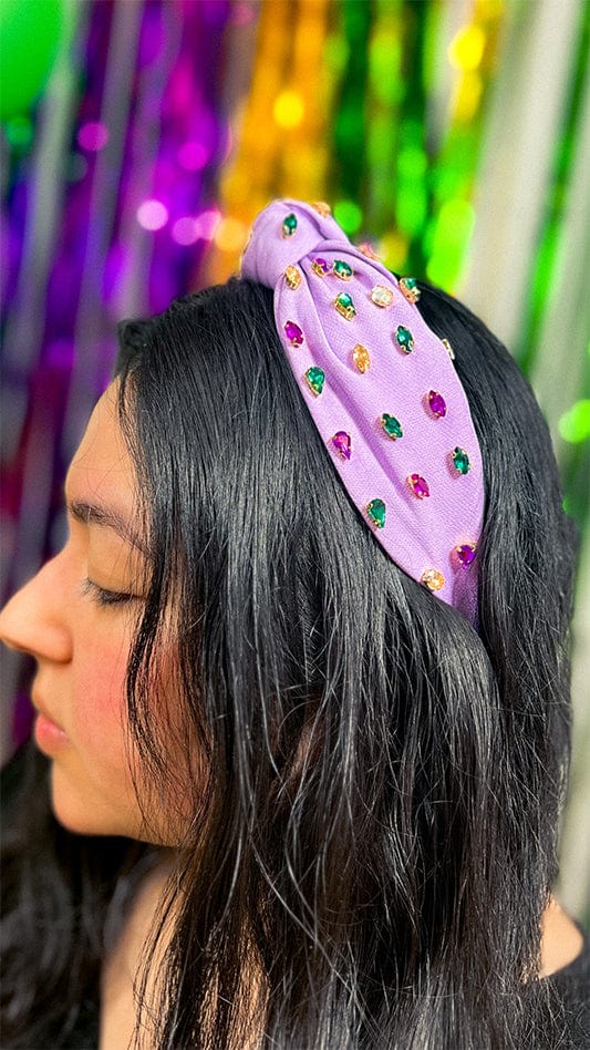 Jeweled Lite Purple Headband