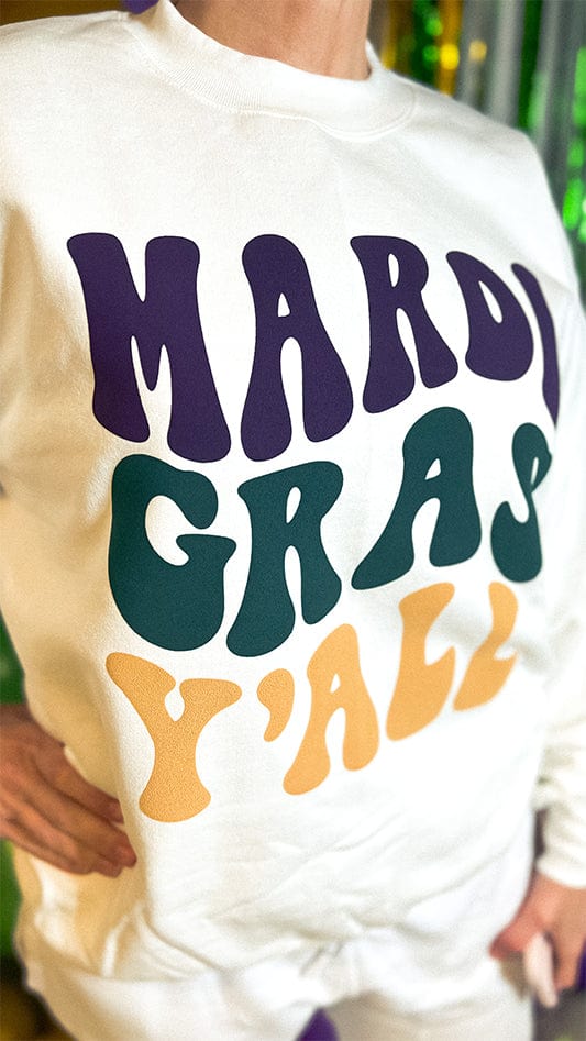 Mardi Gras Y'all Sweatshirt