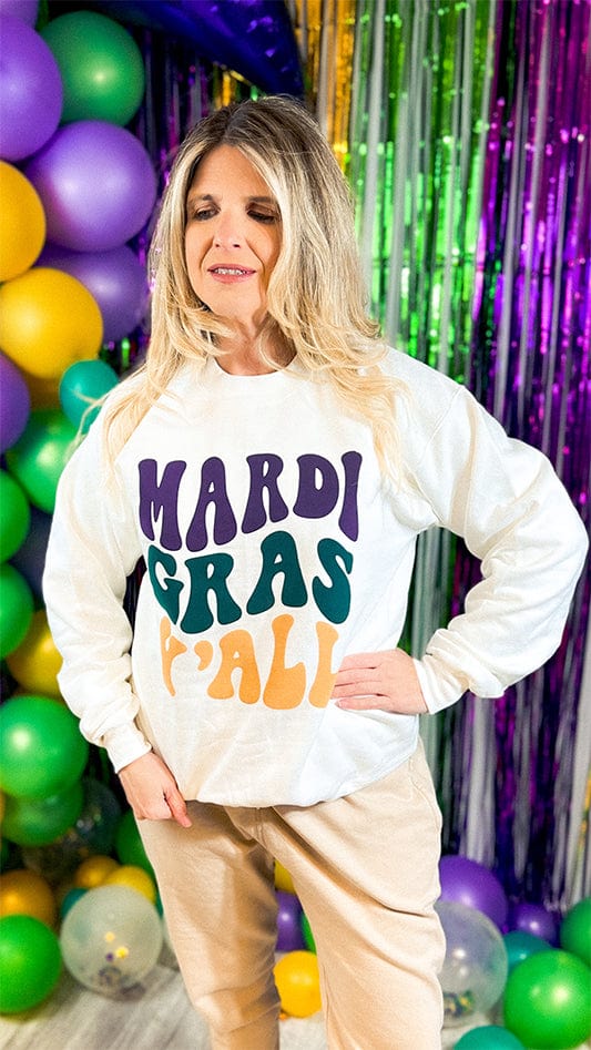 Mardi Gras Y'all Sweatshirt